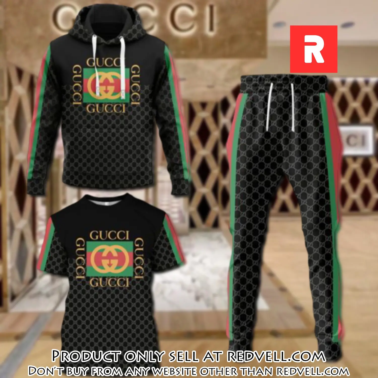 Gucci luxury brand combo tshirt hoodie long pants set trending 24 outfit sport lcs1030 rv4452434